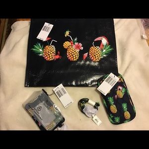 NWT Vera Bradley Bundle “Toucan Party” Lighten up